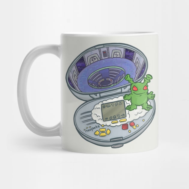 Virtupets Space Station Grundo Pocket Neopet by Jewelia